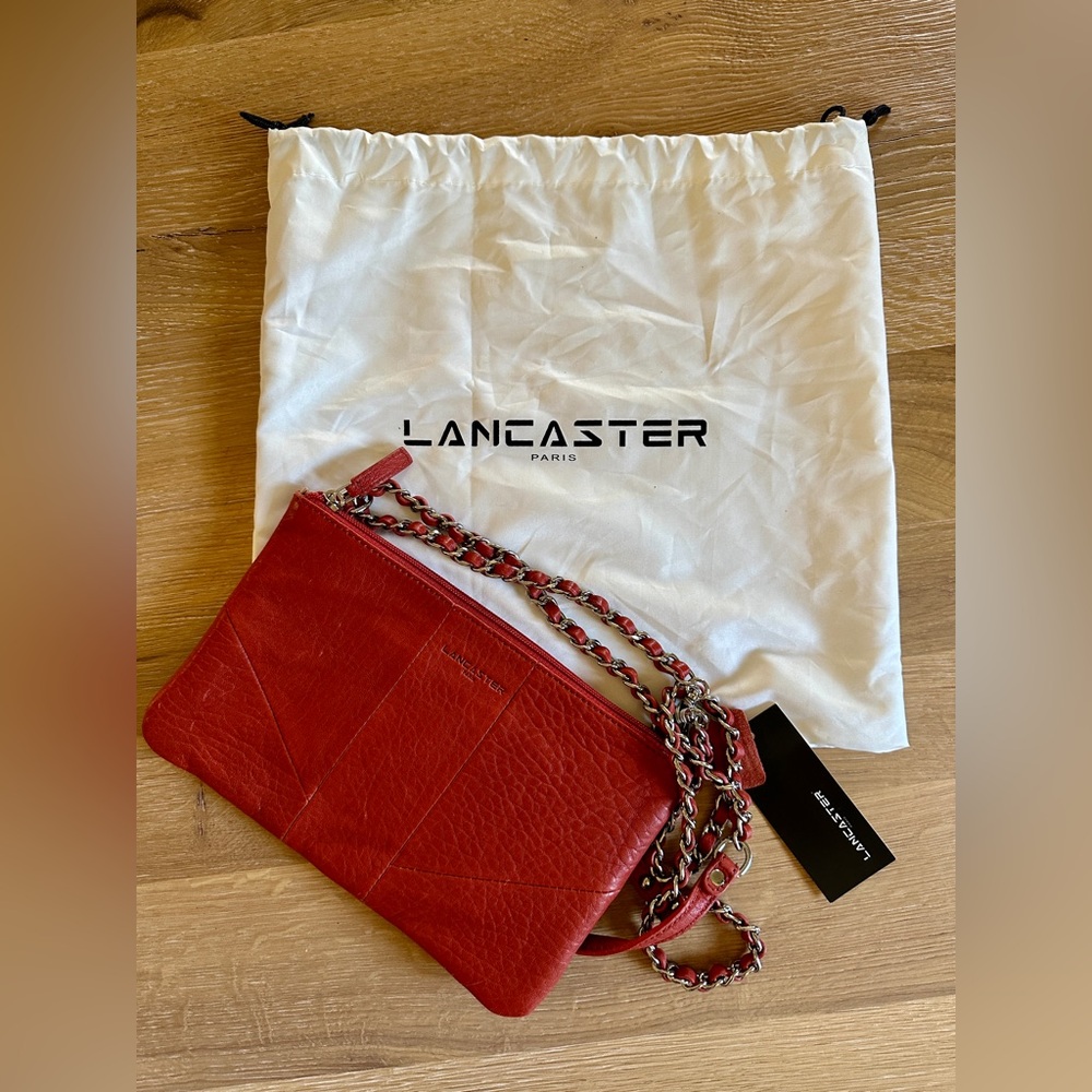 Red Leather Crossbody Bag